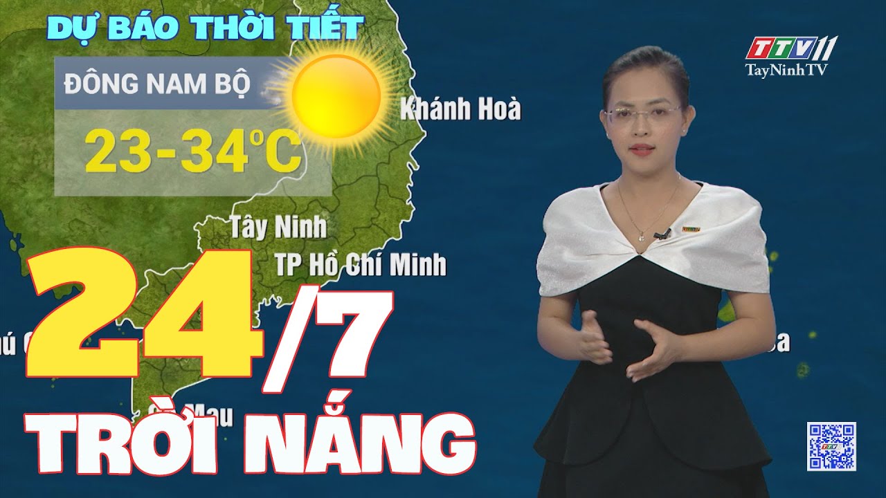 Bản tin thời tiết 24-7-2024 | TayNinhTVENT